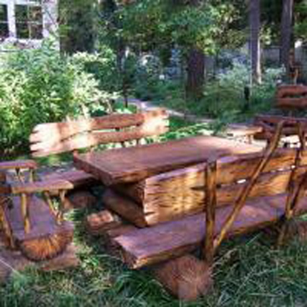 Купить, заказать садовую мебель из дерева, купить садовую мебель в Беларуси