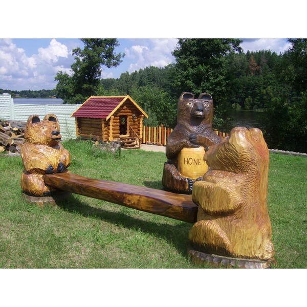 Купить, заказать скамейку из дерева в Беларуси